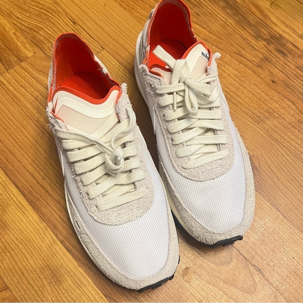 Nike waffle white sneakers size 7 womens - Picture 5 of 6